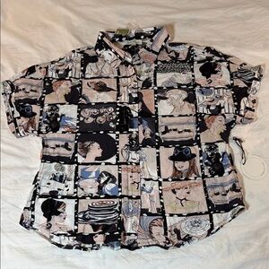 Artistic Print Woman’s  Shirt